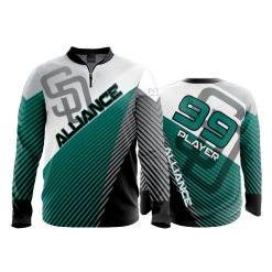 2698 FD Quarter Zip Batting Jacket LS SD-ALLIANCE