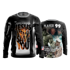 1727 FD Long Sleeve MENS JESUS-WILL-SAVE-YOU