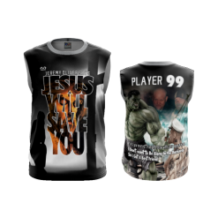 1727 FD Sport Sleeveless MENS JESUS-WILL-SAVE-YOU