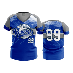 2691 FD Womens V-Neck SEATTLE-RAINOUTS-ROYAL
