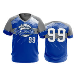 2691 FD Sport V-Neck MENS SEATTLE-RAINOUTS-ROYAL