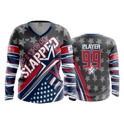 2714 FD Womens V-Neck Longsleeve PITCH-SLAPPED