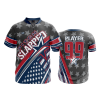 2714 FD Quarter Zip Batting Jacket SS PITCH-SLAPPED