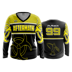 2709 FD Womens V-Neck Longsleeve AFTERMATH-FLO INK + $5