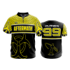 2709 FD Quarter Zip Batting Jacket SS AFTERMATH-FLO INK + $5
