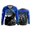 2704 FD Womens V-Neck Longsleeve JAXONS-LEGACY-ROYAL