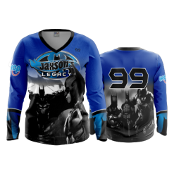 2704 FD Womens V-Neck Longsleeve JAXONS-LEGACY-ROYAL