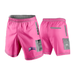 2730 LIGHTWEIGHT MICROFIBER 160gsm SHORT PINK-ELEPHANTS-FLO INK + $5