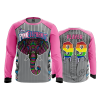 2730 FD Long Sleeve MENS PINK-ELEPHANTS-FLO INK + $5