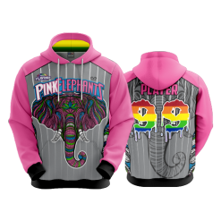 2730 FD Hoody PINK-ELEPHANTS-FLO INK + $5