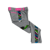 2730 CL CHARCOAL CUSTOM BRAID MENS PANT PINK-ELEPHANTS-FLO INK + $5