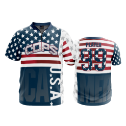 2316 FD Quarter Zip Batting Jacket SS COPS