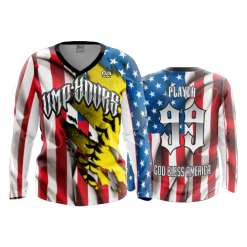 2710 FD Womens V-Neck Longsleeve UMP-YOURS
