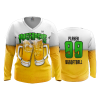 2717 FD Womens V-Neck Longsleeve BG-SOFTBALL