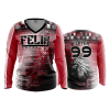 2711 FD Womens V-Neck Longsleeve FELIX-CREEK-BASKETBALL