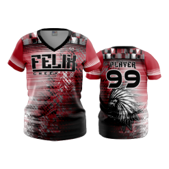 2711 FD Womens V-Neck FELIX-CREEK-BASKETBALL