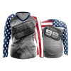 2706 FD Womens V-Neck Longsleeve AMERICANS