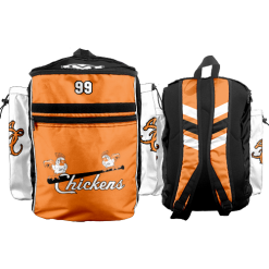 2725 Mojo Diamond Backpack CHICKENS-WHITE