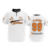 2725 FD Quarter Zip Batting Jacket SS CHICKENS-WHITE