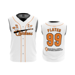 2725 FD Sport Sleeveless MENS CHICKENS-WHITE