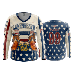 2713 FD Womens V-Neck Longsleeve LAKENHEATH
