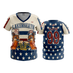 2713 FD Womens V-Neck LAKENHEATH