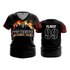 2691 FD Womens V-Neck SEATTLE-WILDFIRE