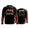 2691 FD Quarter Zip Batting Jacket LS SEATTLE-WILDFIRE