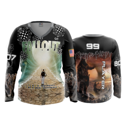 1727 FD Womens V-Neck Longsleeve FALLOUT