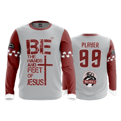 2741 FD Long Sleeve MENS HAND-AND-FEET-OF-JESUS