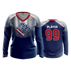 729 FD Womens V-Neck Longsleeve MACON-PAIN