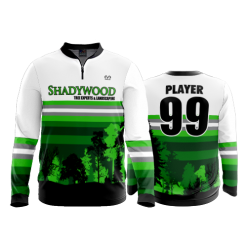 2751 FD Quarter Zip Batting Jacket LS SHADYWOOD