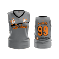 2725 FD Womens V-Neck Sleeveless CHCKENS-ADDONS