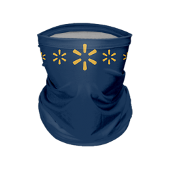 (SINGLES) FACE GAITER 19in WALMART-MASKS