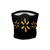(SINGLES) FACE GAITER 7in WALMARTBLACK