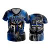 2734 FD Womens V-Neck BLUE-WARRIOR-WITHIN