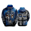 2734 FD Hoody BLUE-WARRIOR-WITHIN