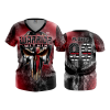 2734 FD Womens V-Neck RED-WARRIOR-WITHIN