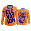 2703 FD Womens V-Neck Longsleeve WORSHIP-ORANGE