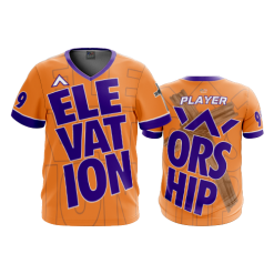 2703 FD Sport V-Neck MENS WORSHIP-ORANGE