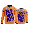 2703 FD Quarter Zip Batting Jacket LS WORSHIP-ORANGE