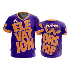 2703 FD Sport V-Neck MENS WORSHIP-PURPLE