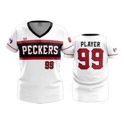 2753 FD Womens V-Neck WOODPECKERS