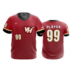 2761 FD Sport V-Neck MENS VIENNA-HEAT-RED