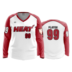 2761 FD Womens V-Neck Longsleeve VIENNA-HEAT-WHITE