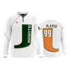 2758 FD Quarter Zip Batting Jacket LS ULTIMATE-ILLUSION-WHITES