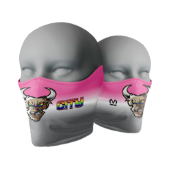 1262 FACE GAITER 7in CITY-ELECTRIC-MASK-PINK