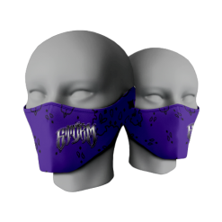 1457 FACE GAITER 5in QUIET-STORM-PURPLE-MASKS