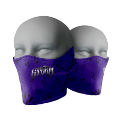 1457 FACE GAITER 7in QUIET-STORM-PURPLE-MASKS