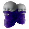 1457 FACE GAITER 19in QUIET-STORM-PURPLE-MASKS